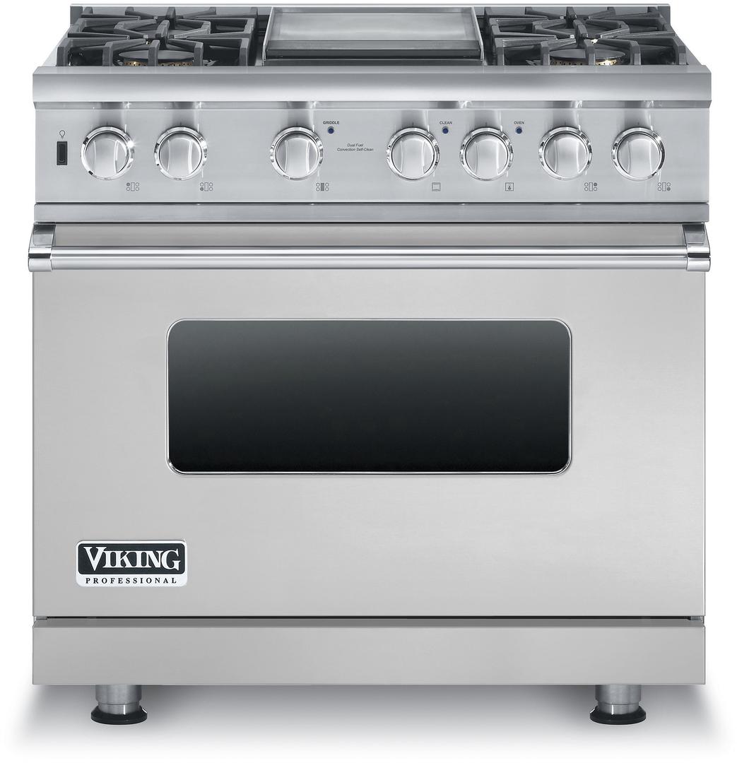 Viking Professional 5 Series VDSC5364GSS 36 in. Dual Fuel Range